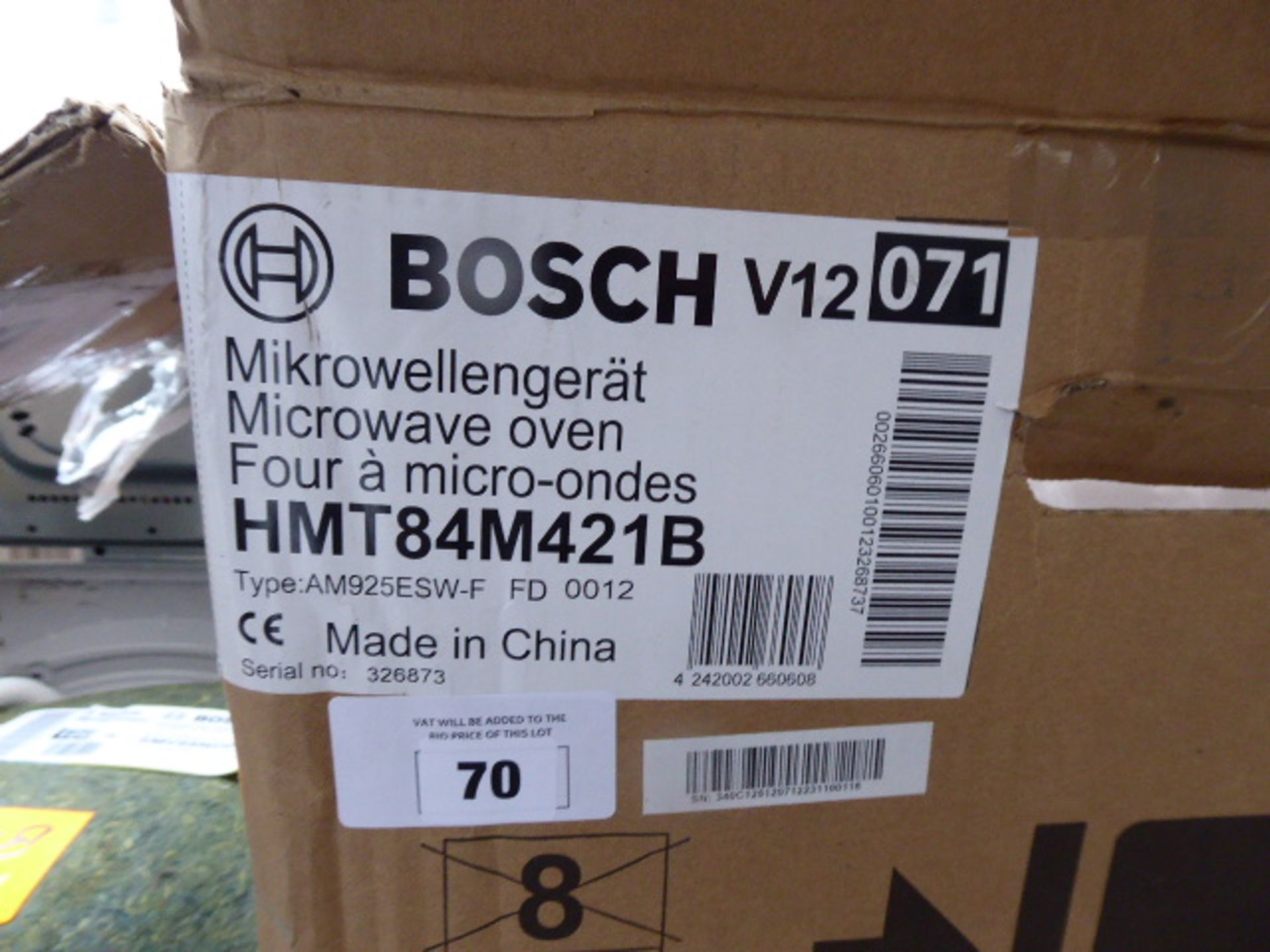 HMT84M421BB Bosch Microwave oven