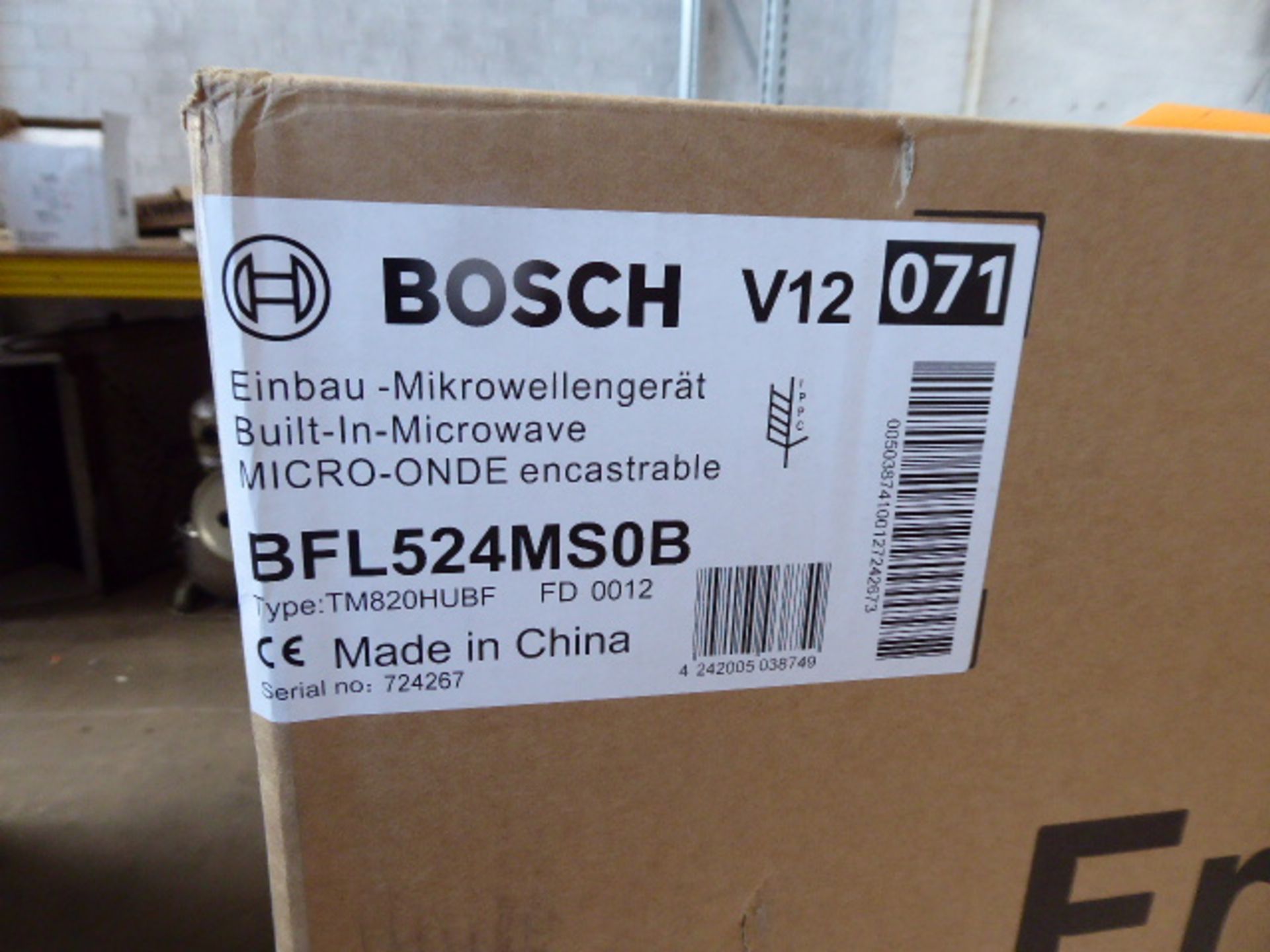 BFL524MS0BB Bosch Built-in microwave oven