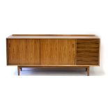 Arne Vodder for Sibast, a 1960's rosewood and crossbanded 'Triennale Series' OS29 sideboard,