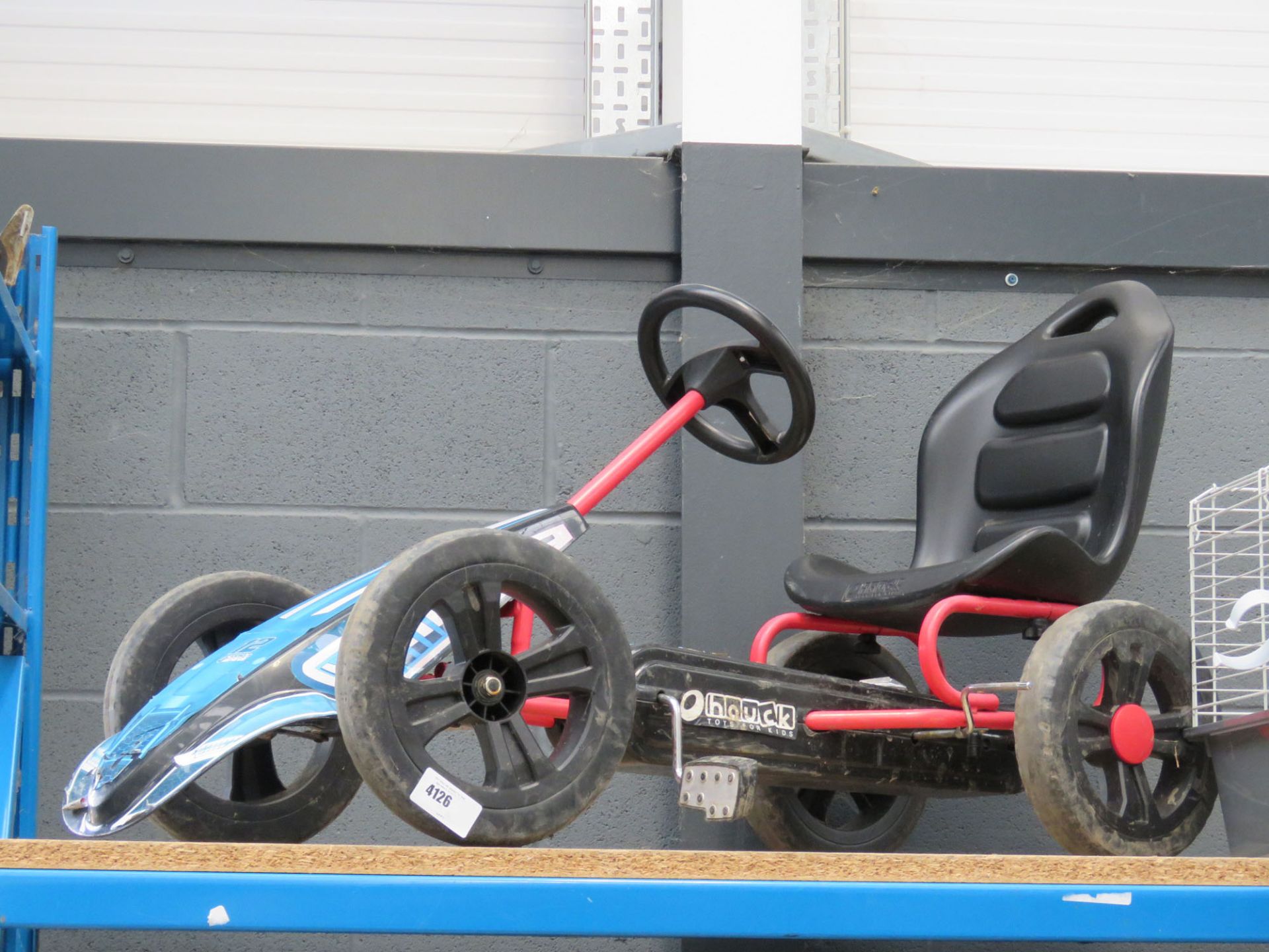 Red and black go kart