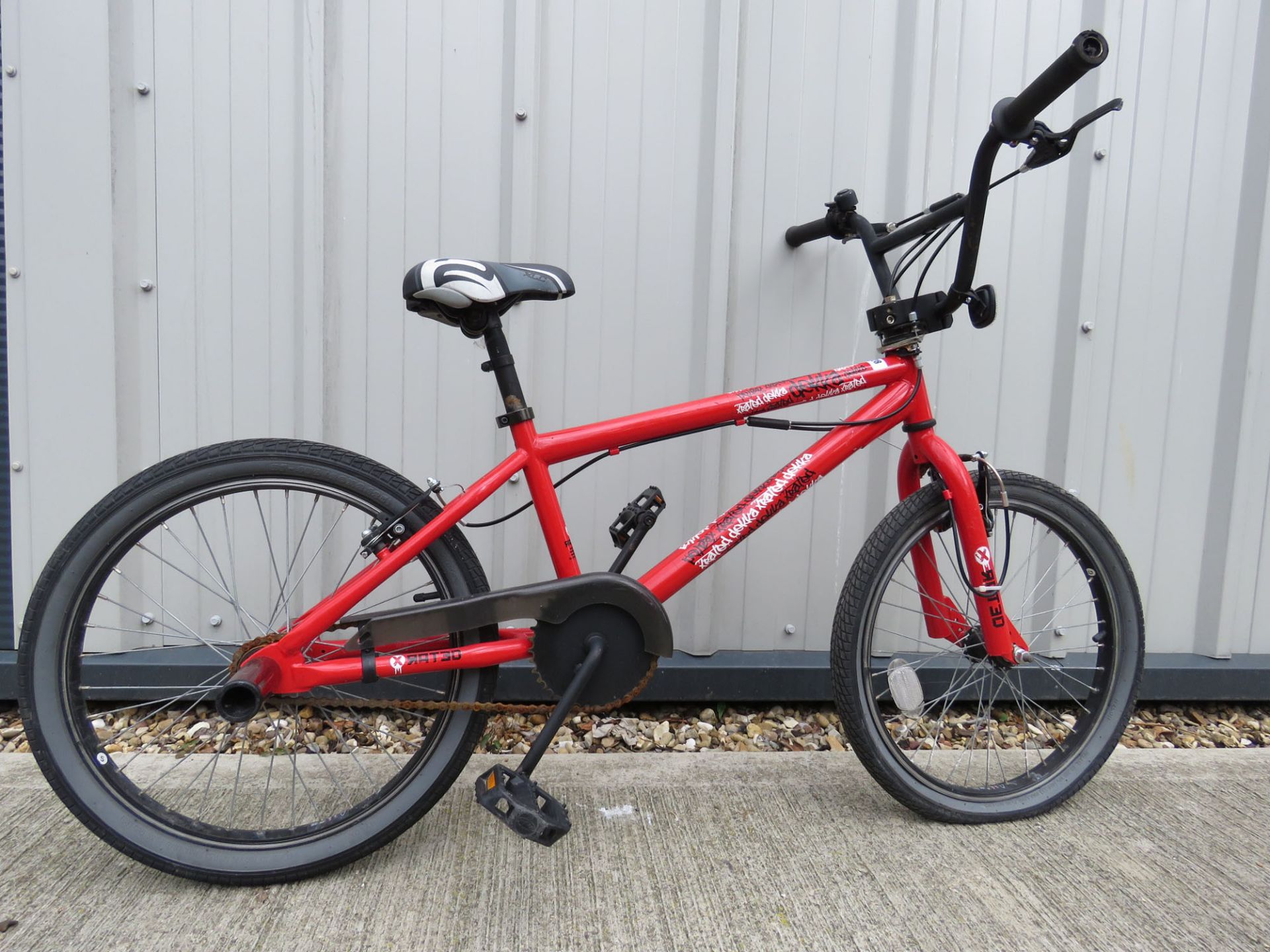 Rated X BMX bike in red