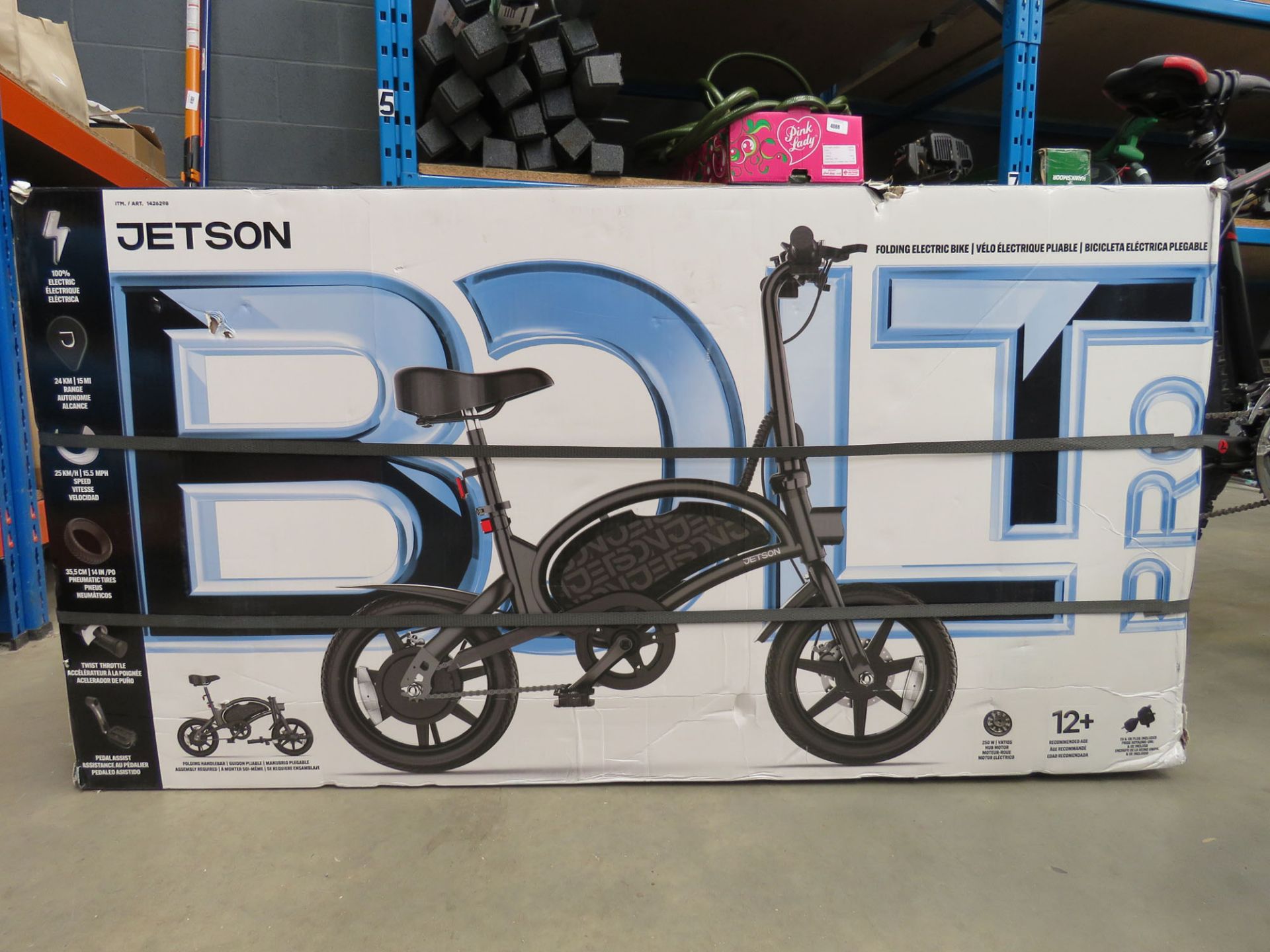 Jetson bolt pro electric bike no charger