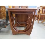 G-Plan nest of 3 teak tables