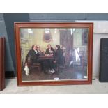 5273 Print of gentleman round a dinner table