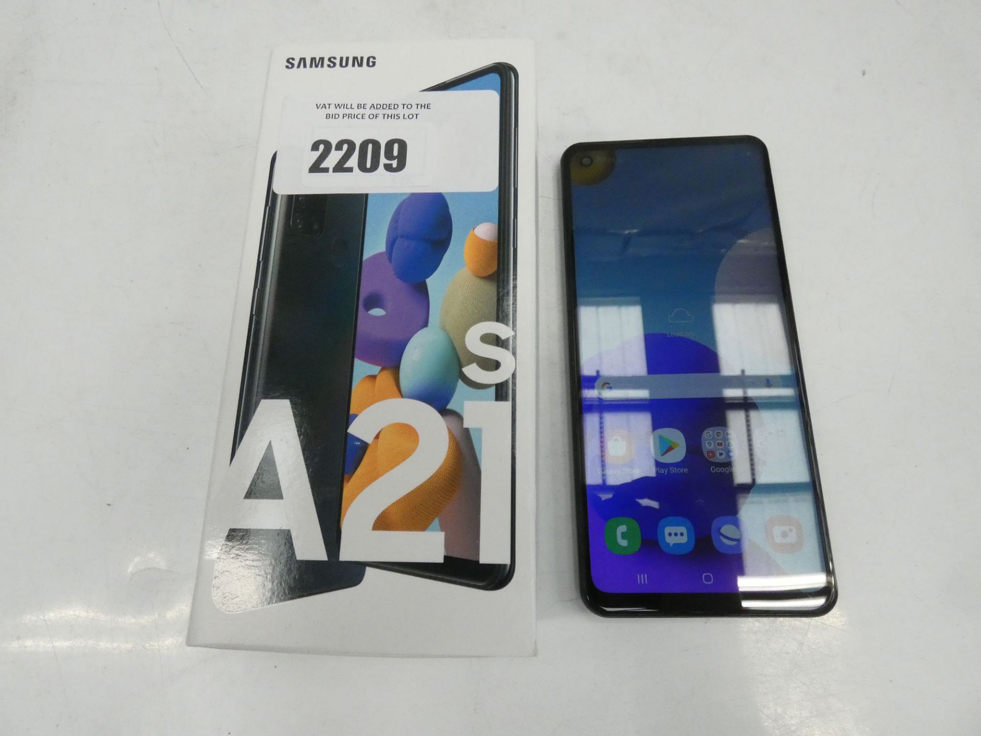 Samsung A21s 32GB smartphone with box