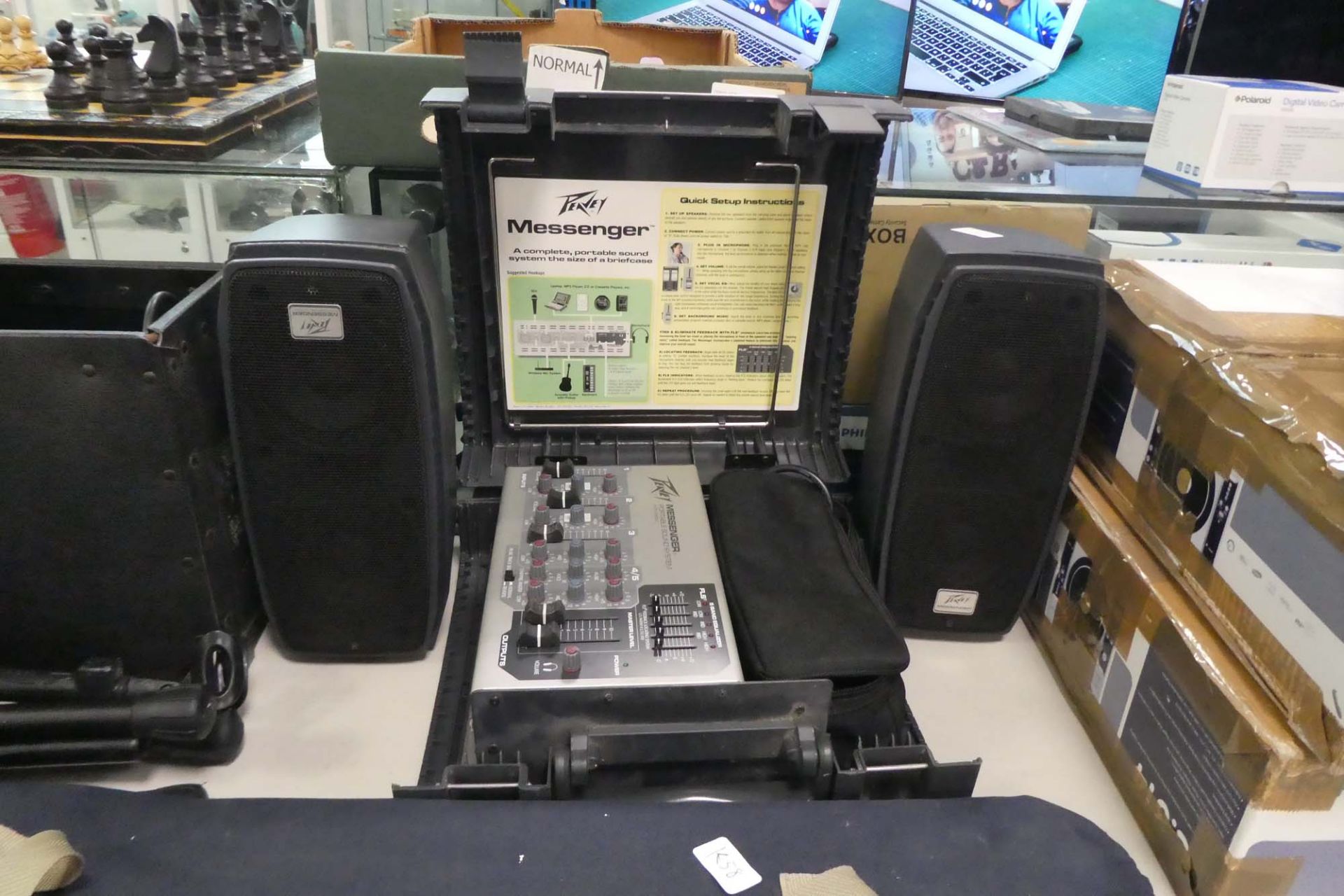 2707 2x Stanton MP3 DJ systems, 2 channel mixers in cases, wireless microphone and receiver, - Image 3 of 3