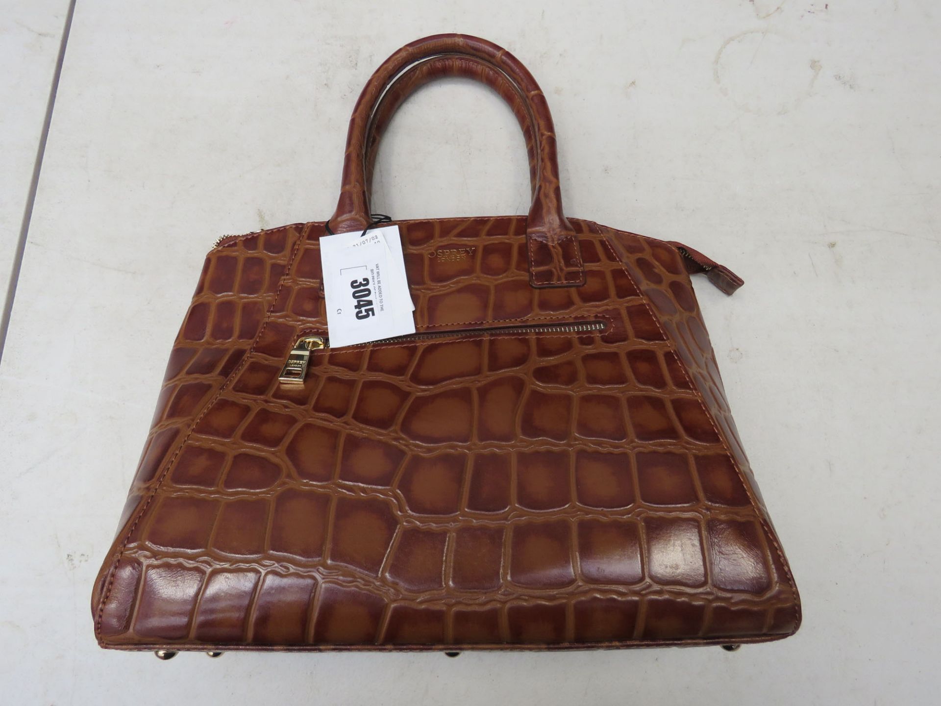 Ladies Osprey London brown handbag