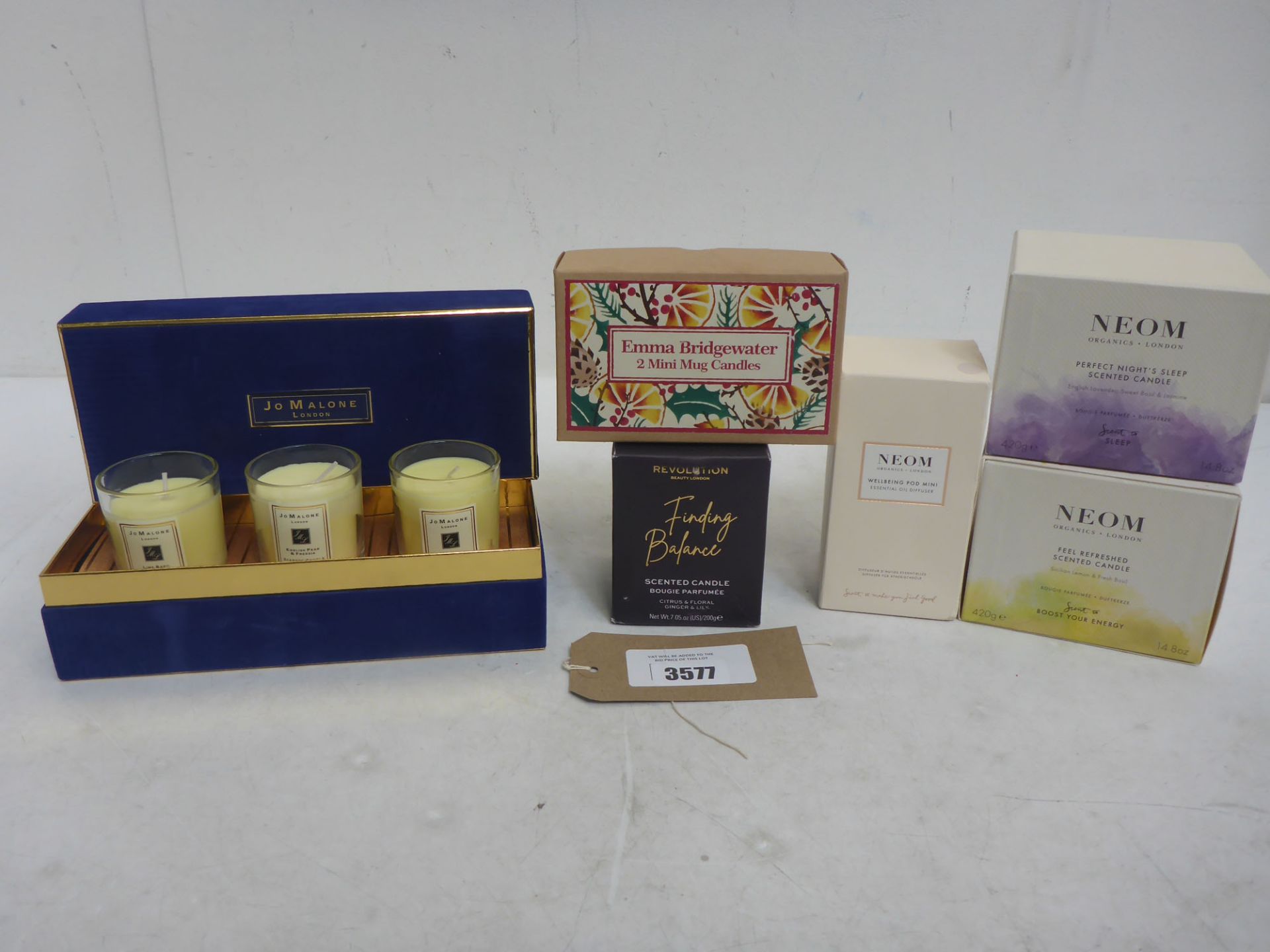 Neom oil diffuser and Neom, Jo Malone, Revolution & Emma Bridgewater scented candles