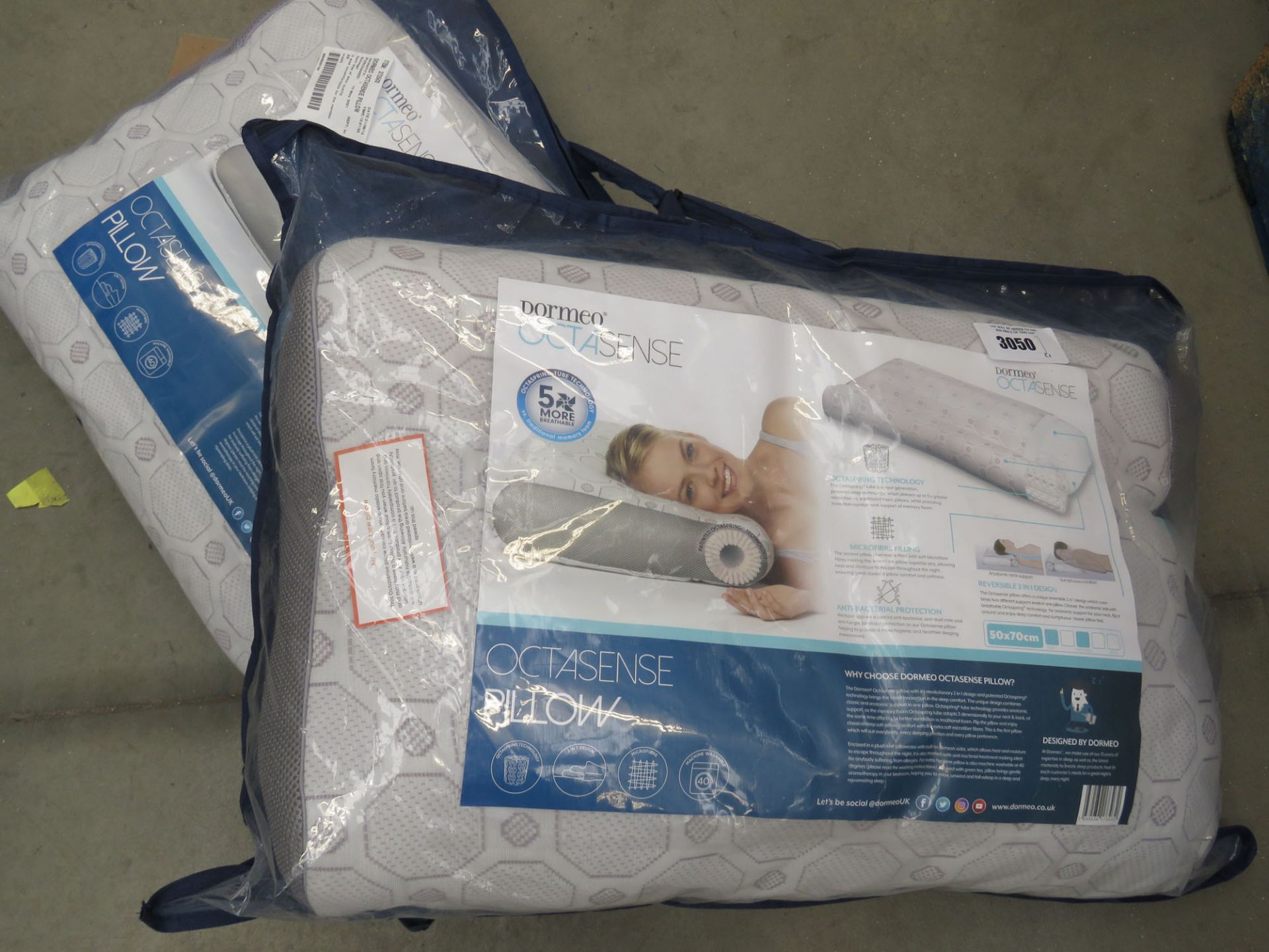 2 bagged Optisense pillows