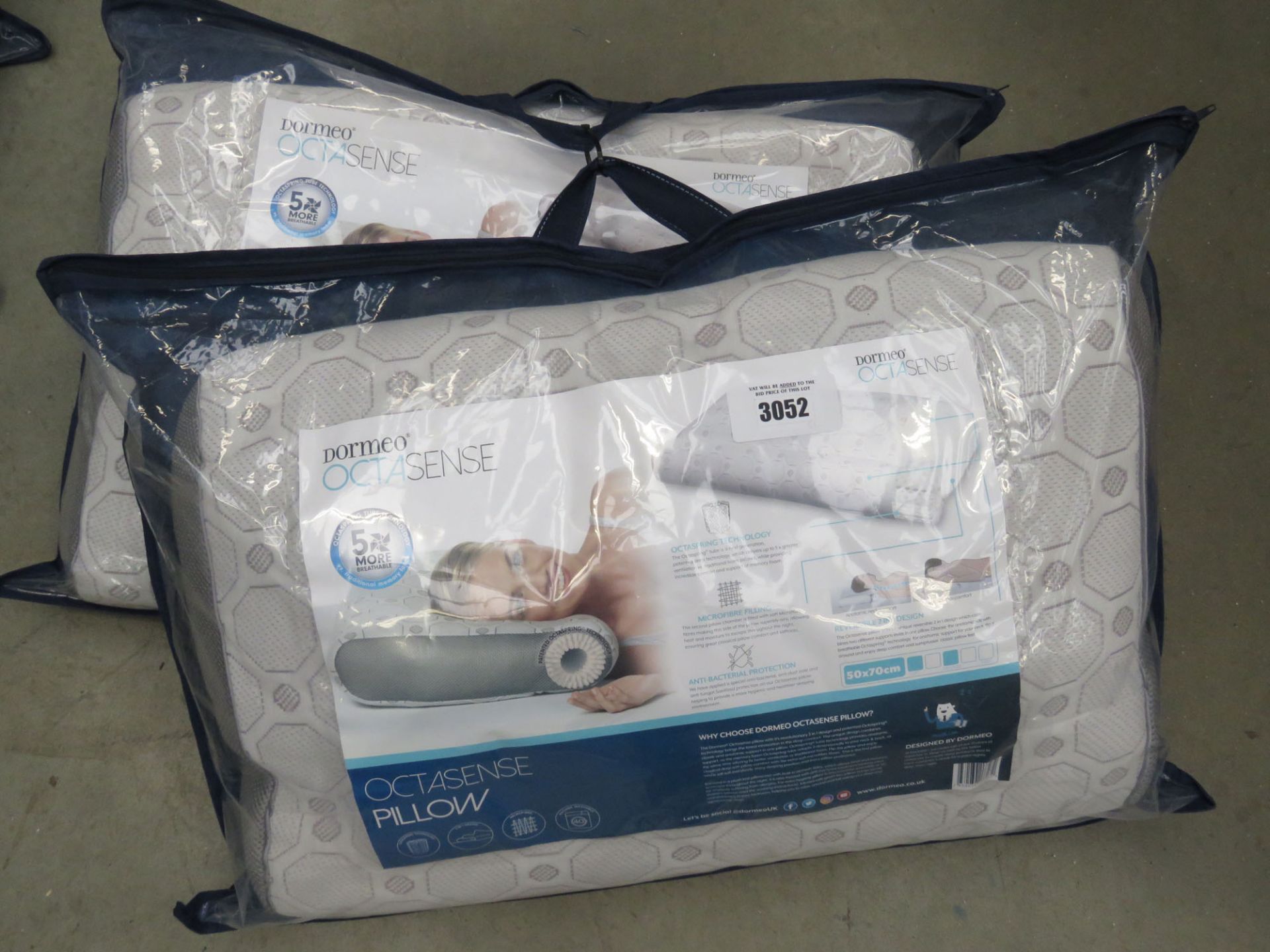 2 bagged Optisense pillows