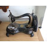 Vintage Jones hand operated sewing machine