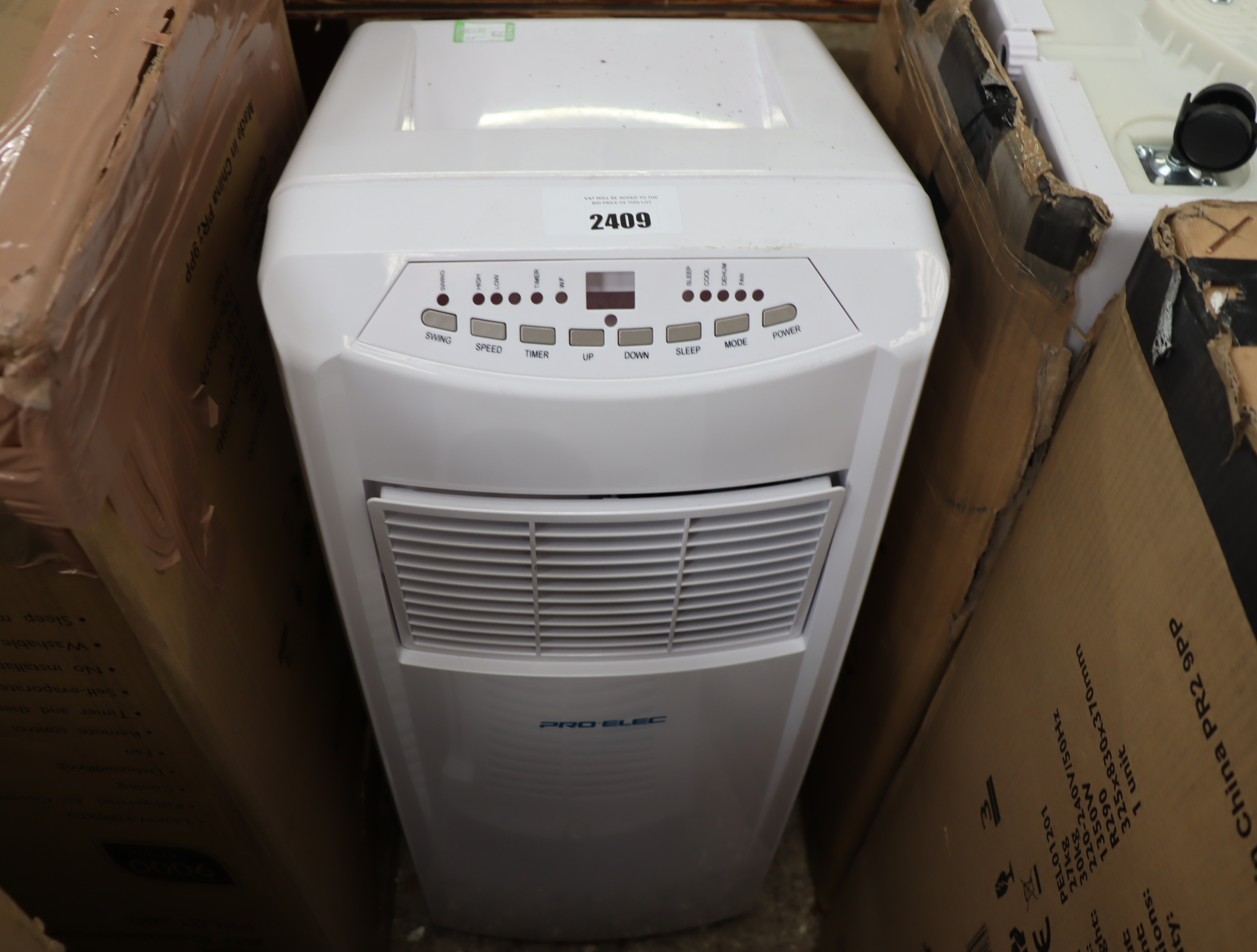 Pro Elec PEL01201 mobile air conditioning unit