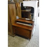 Vintage 2 drawer dressing table with mirror