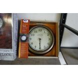 (1037) Boxed Fenland manor clock