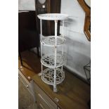 Wrought iron 4 tier pot stand