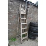 Wooden decorators ladder