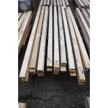 Pallet of 9 bundles of approx. 8 3x1 planks of wood