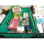 Crate of various games