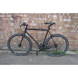 (1119) Vintage gents road bike in black