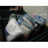 Crate of Kirkland crew neck t-shirts in white