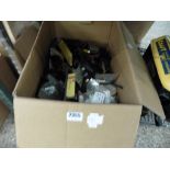 Box of various electrical hardware