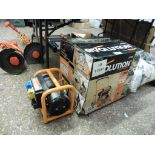 (2418) Evolution 4 stroke petrol engine power unit on trolley for various applications, with box and