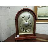 Chiming mahogany mantle clock