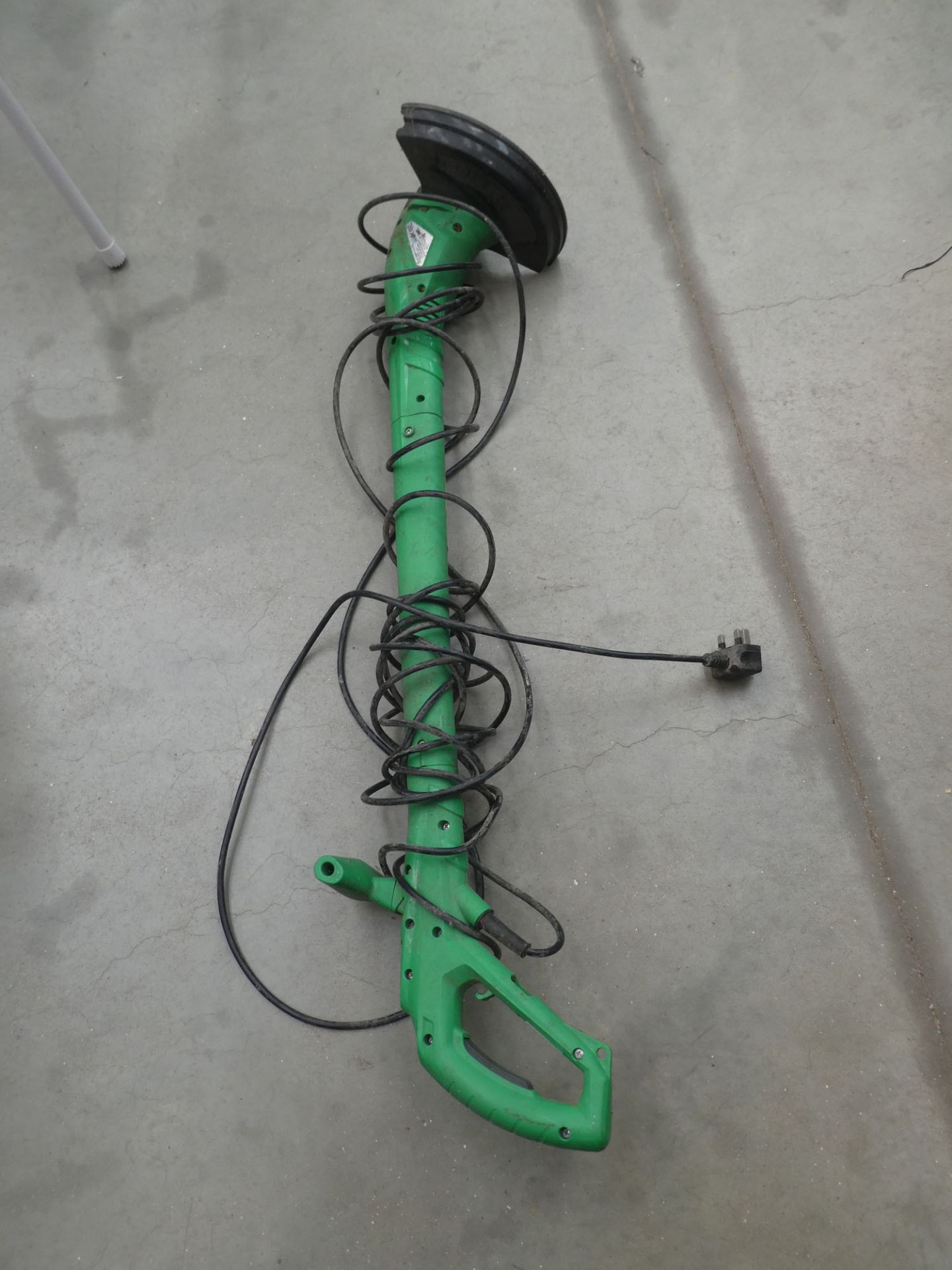 Small electric green strimmer