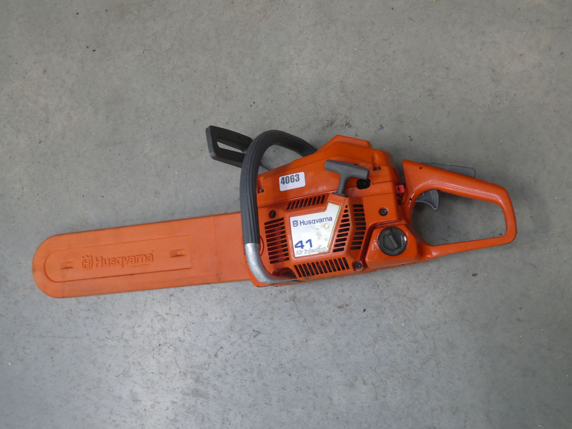 Husqvarna 41 petrol powered chainsaw