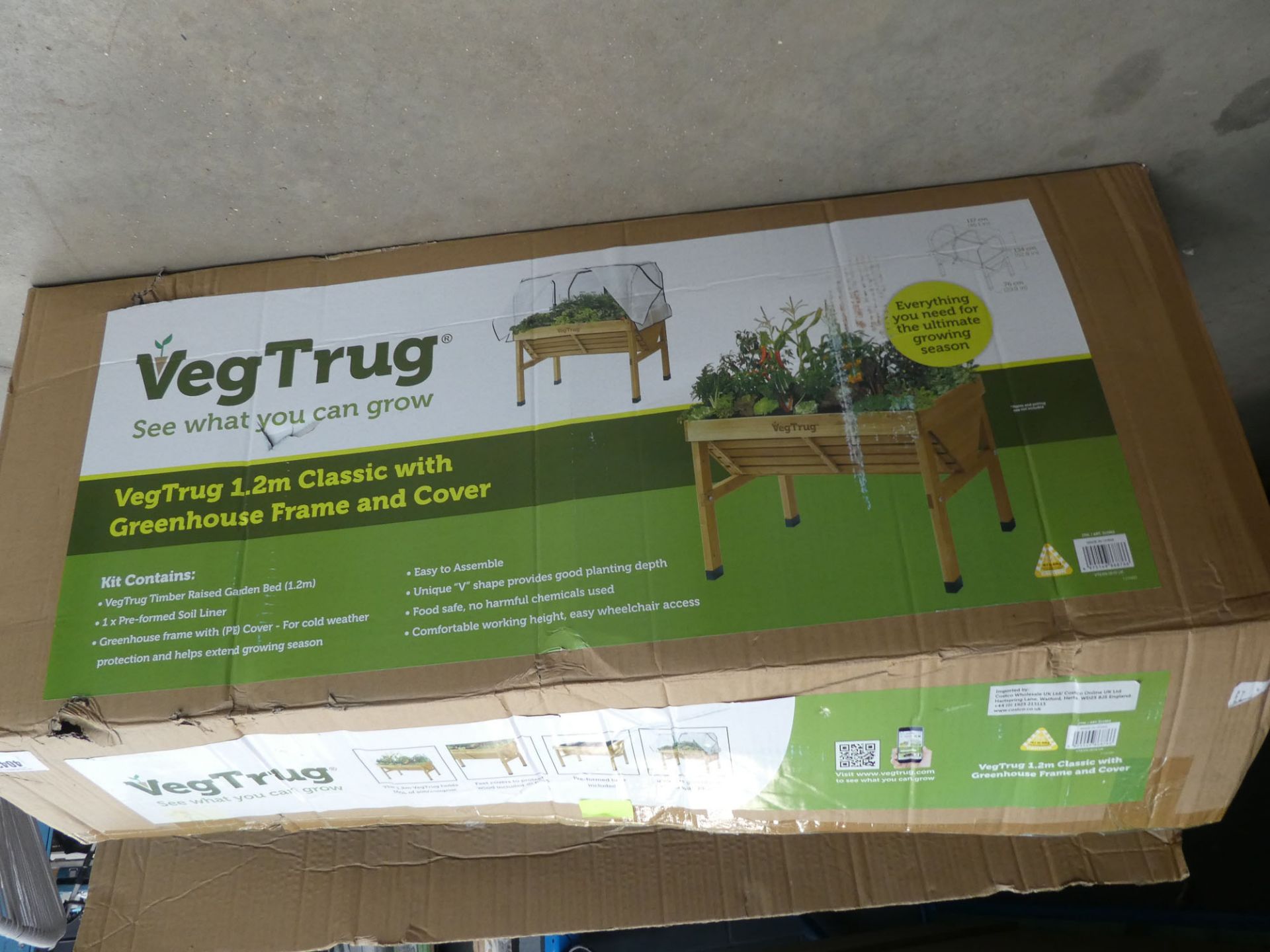 Flatpack veg trug