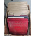Box containing records