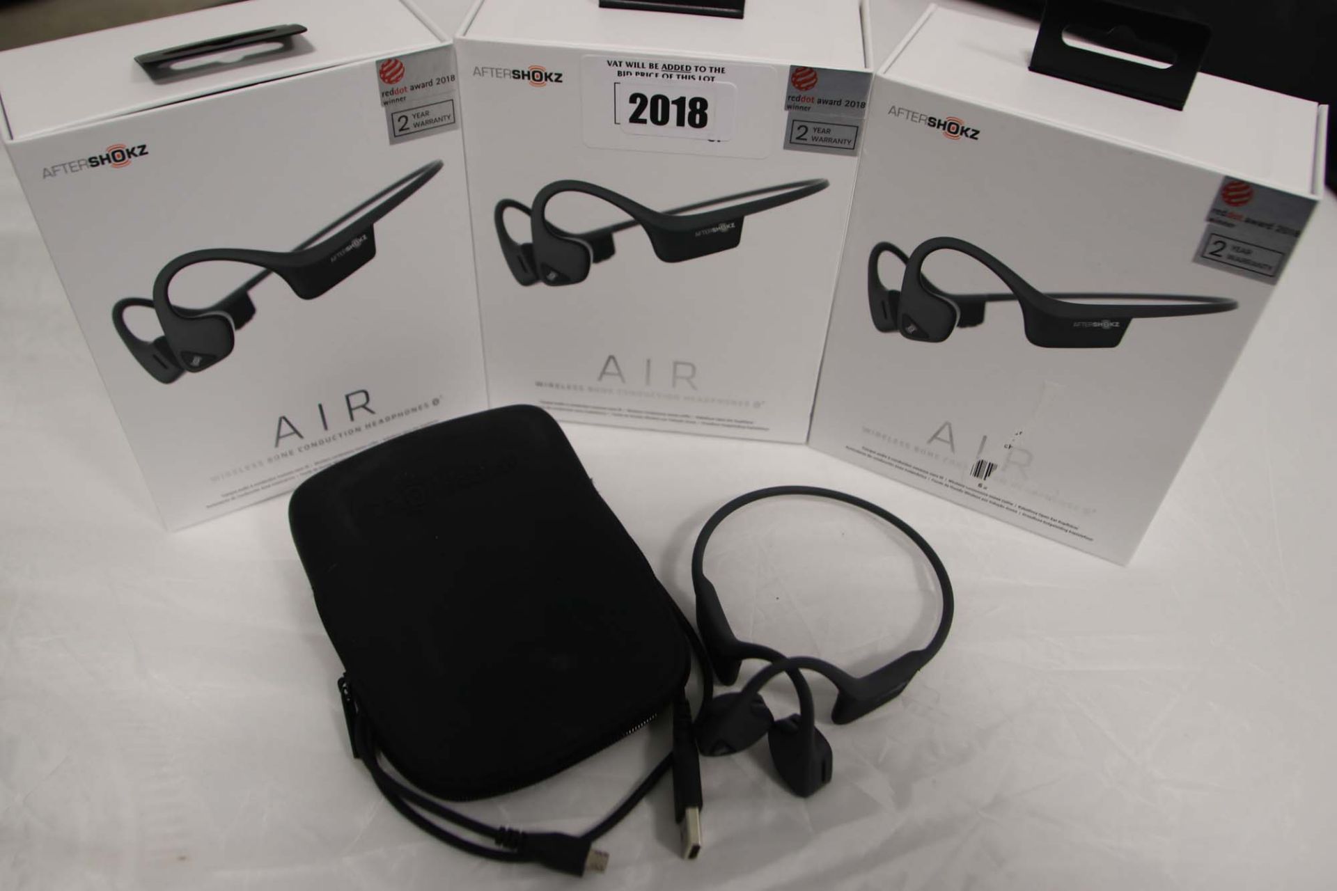4 Aftershokz Air wireless bone conduction headphones