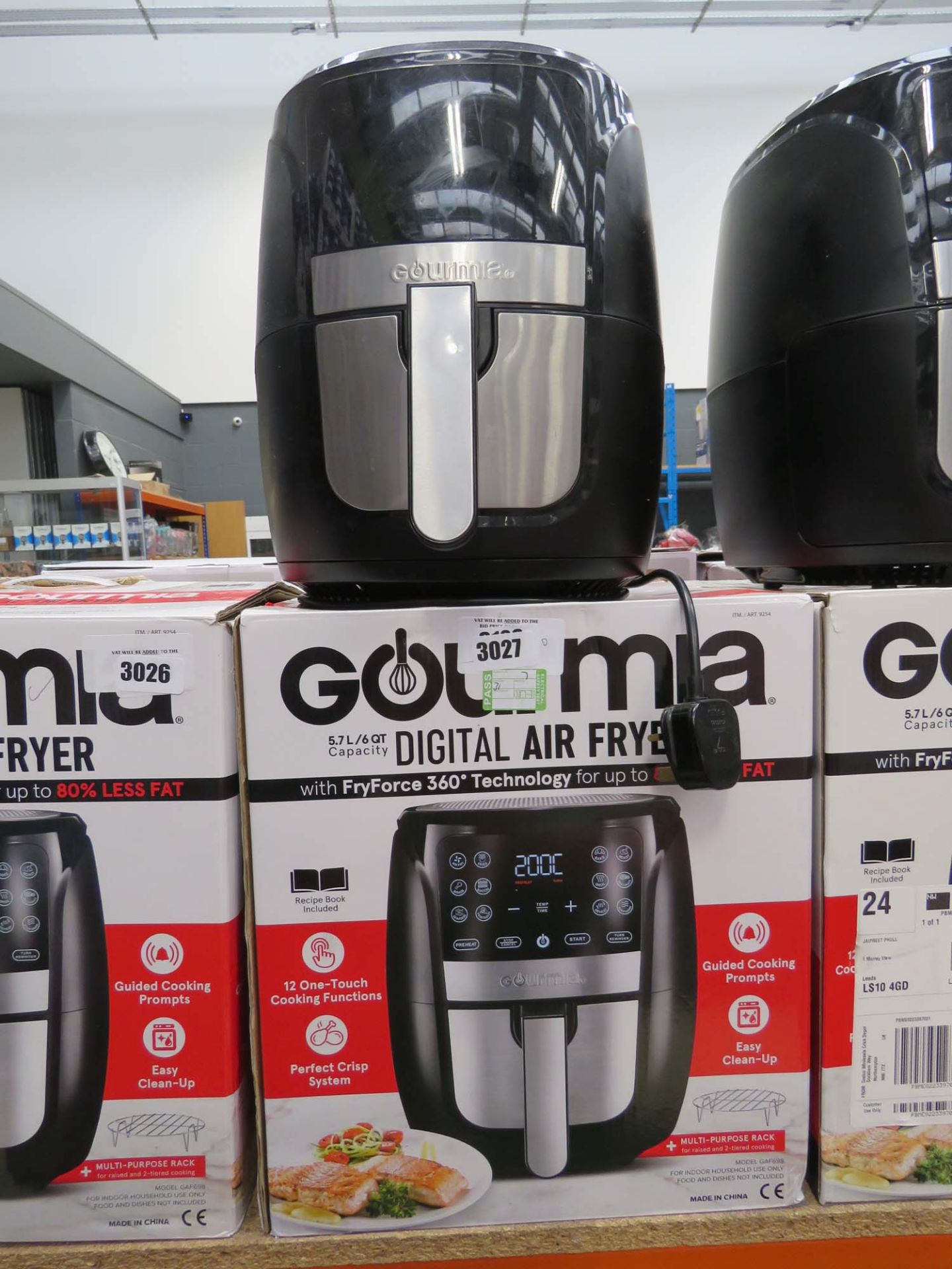 3128 Gourmia digital air fryer