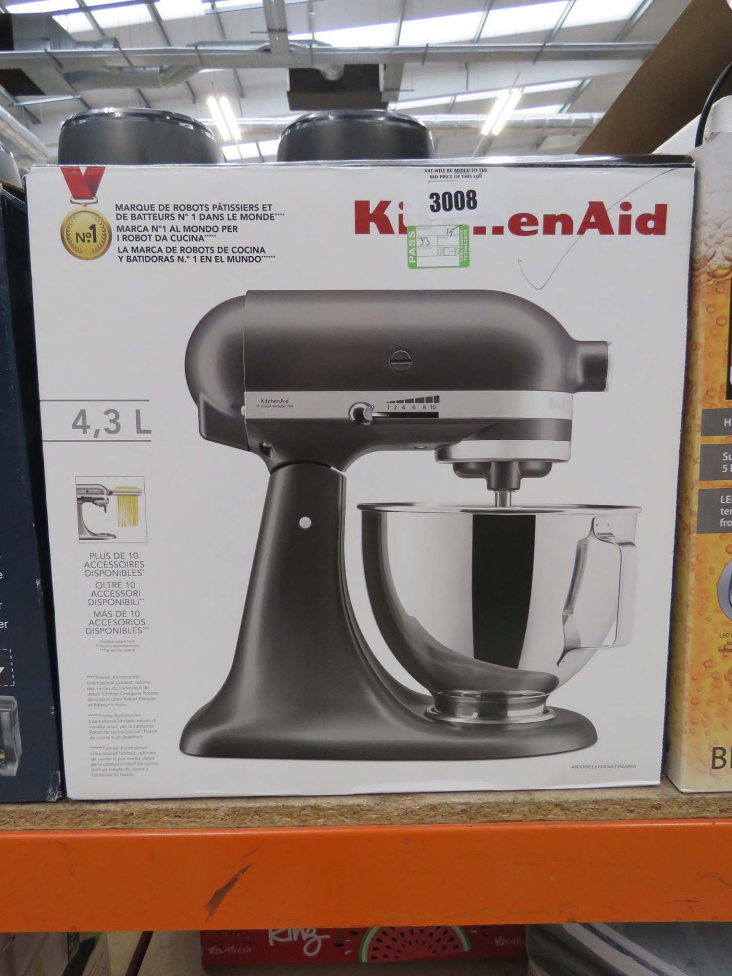 Kitchenaid 4.3L standing mixer