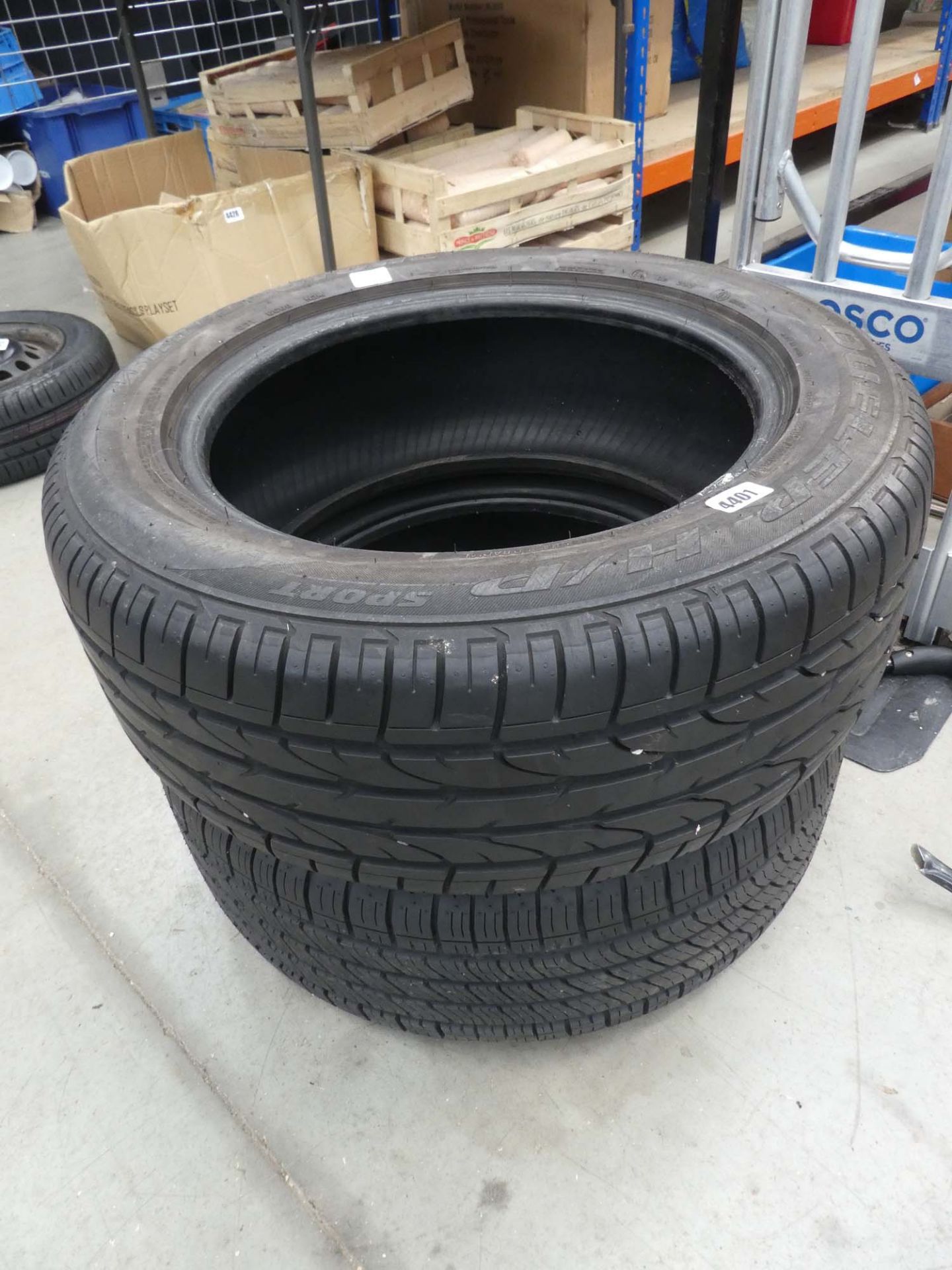 2 Bridgestone Dueller tyres size 235/55/17