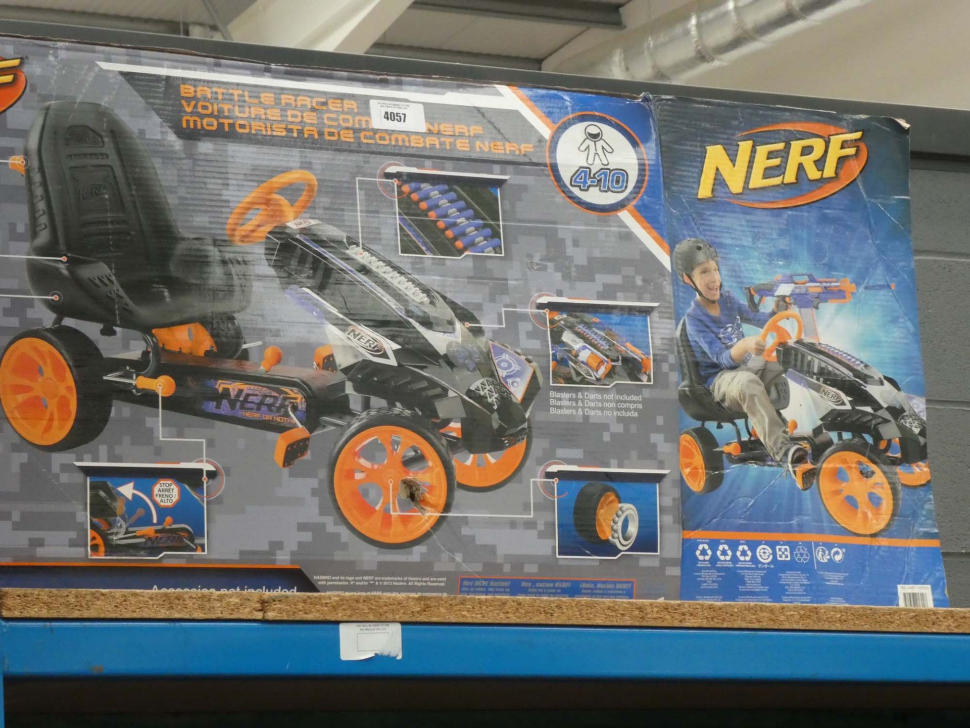 Boxed Nerf go Kart