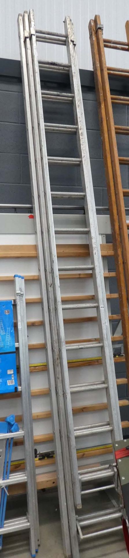 3 section aluminium ladder