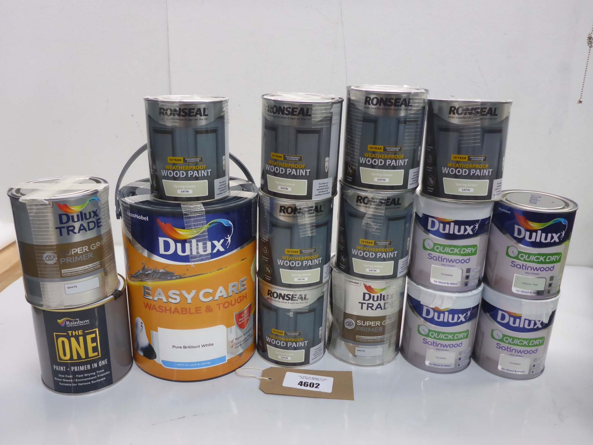 Selection of wood paint and primers