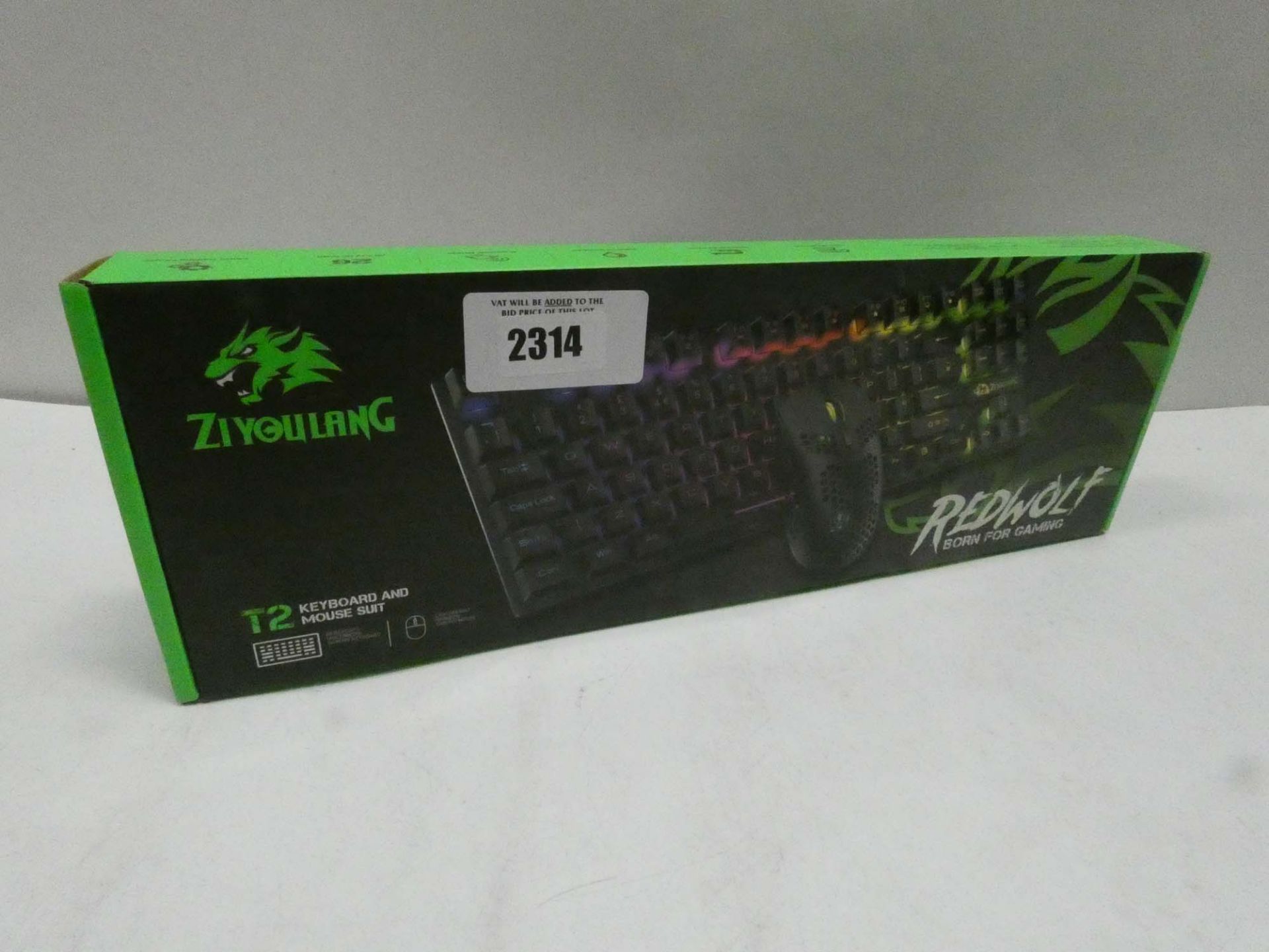 Zi Youlang Redwolf T2 keyboard and mouse