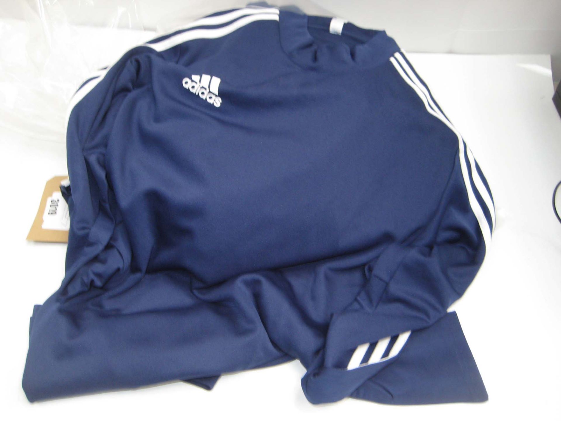 Bag of 7 Adidas blue sports tops