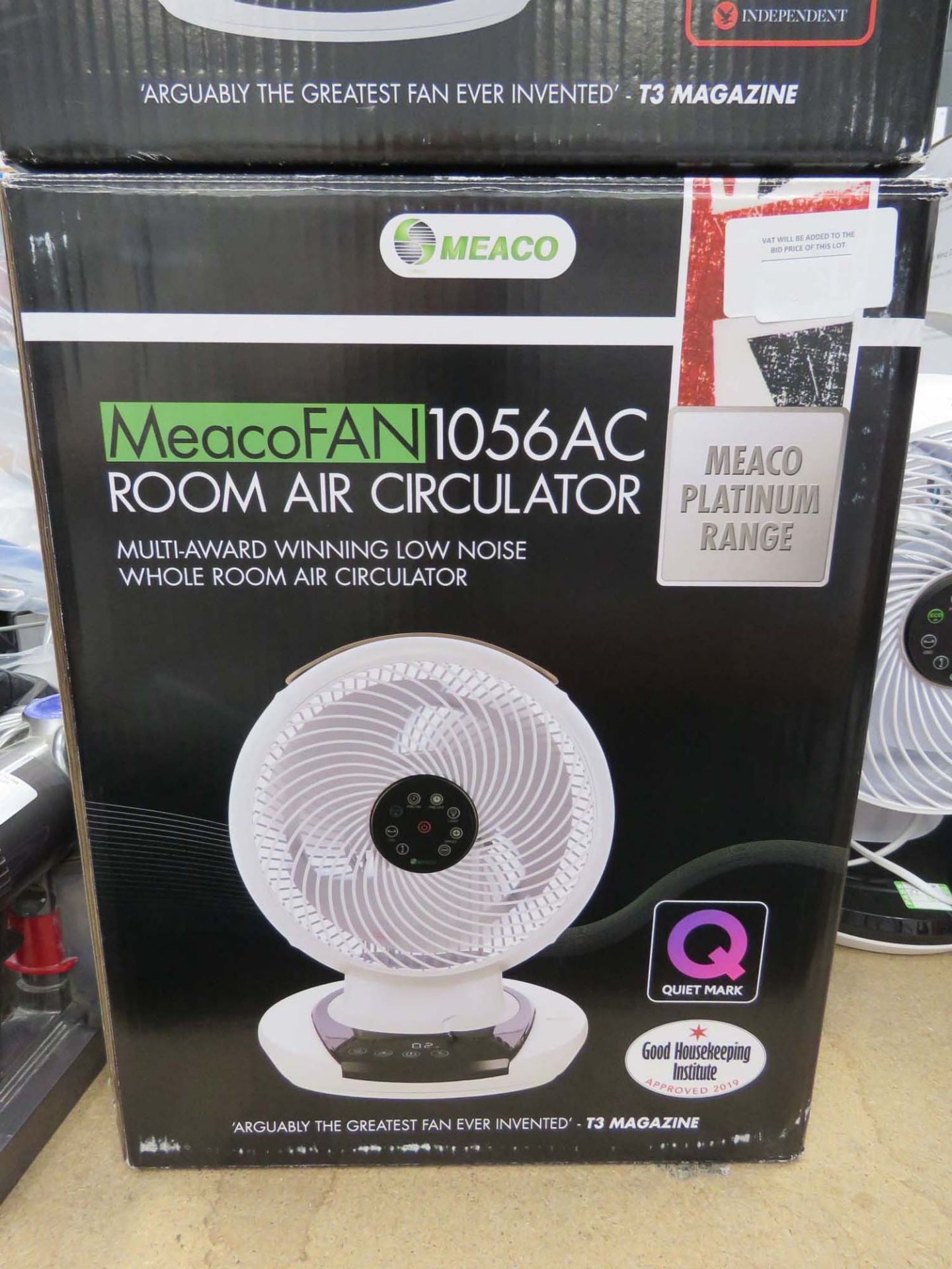 Meaco room air circulator fan boxed