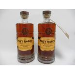 2 bottles of Frey Ranch Farmers + Distillers Straight Bourbon Whiskey Batch No1 from Fallon Nevada