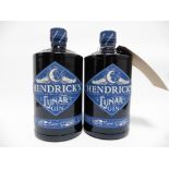 2 bottles of Hendrick's limited release Lunar Gin from Scotland 70cl 43.