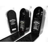 3 bottles of Jack Daniel's Old No7 Tennesse Sour Mash Whiskey with Mailbox tins 70cl 40% (Note VAT