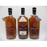 3 bottles of Signal Hill Canadian Whisky 70cl 40% (Note VAT added to bid price)