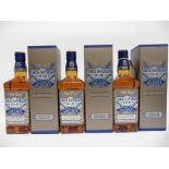 3 bottles of Jack Daniel's No7 Legacy Edition 3 Tennessee Whiskey Limited Bottling Nos 1035083,