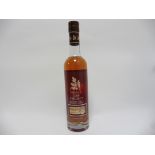 A bottle of Buffalo Trace Single Oak Project Kentucky Straight Bourbon Whiskey Barrel No 108 37.