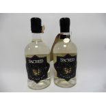 2 bottles of Sacred Old Tom Gin sweetened with Liquorice 70cl 48% (Note VAT added to bid price)