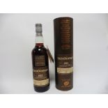 A bottle of The GlenDronach Single Cask 20 year old Highland Single Malt Scotch Whisky Cask