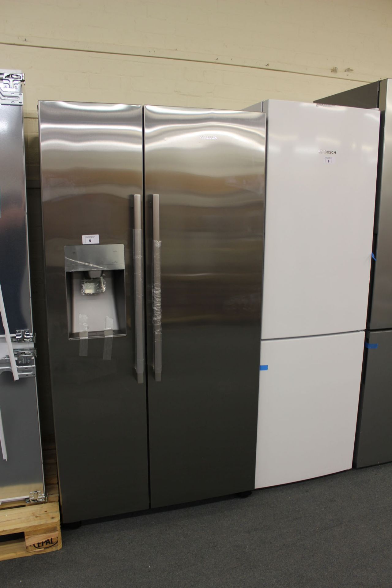 KA93IVIFPGB Siemens Side-by-side fridge-freezer